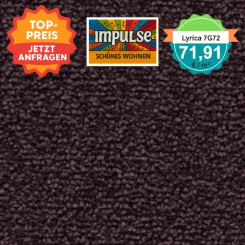 Vorwerk Lyrica 7G72 aubergine – Velours Teppich – € 71,91/m² – Produktbild